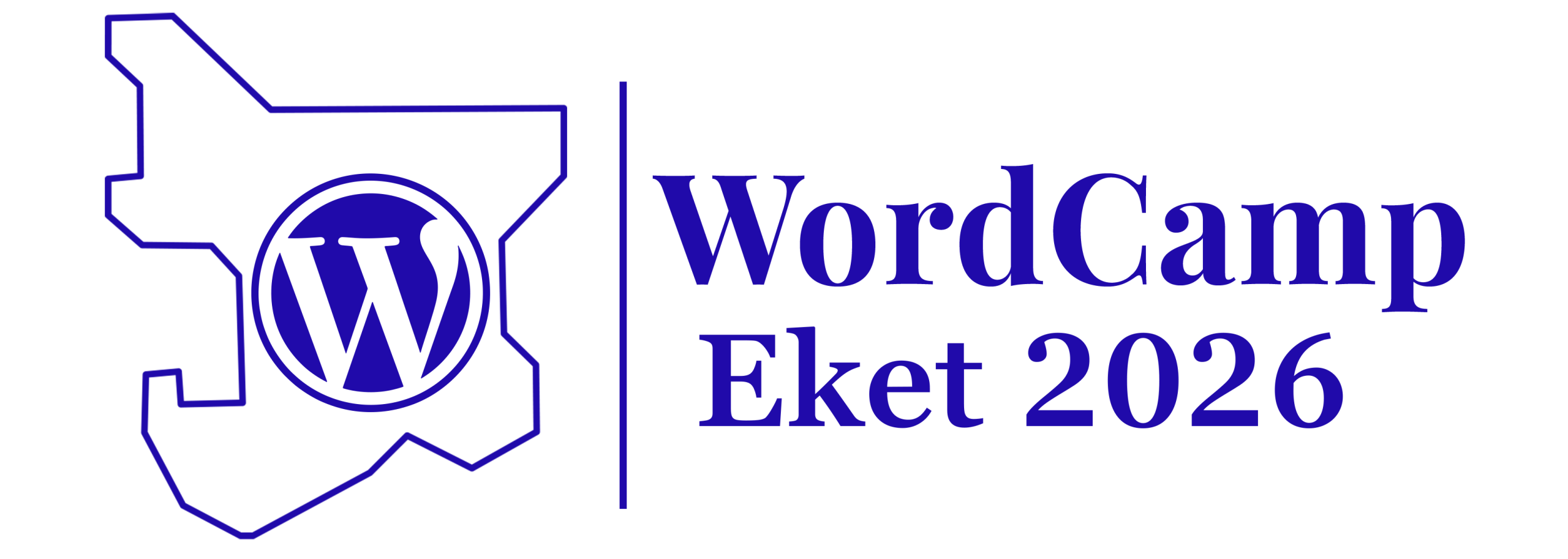 WordCamp Eket 2026 blue