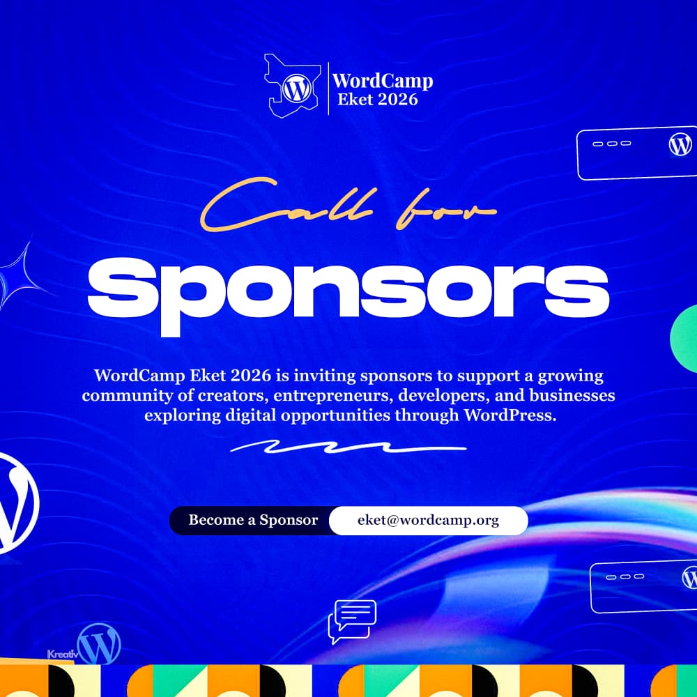 Call for Sponsors