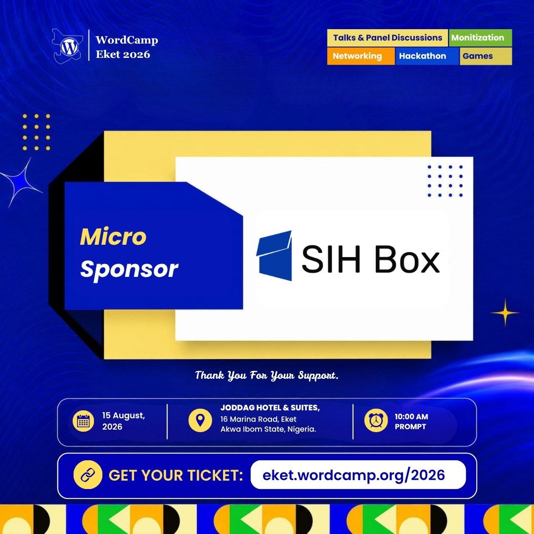 Micro-Sponsor: SIHBox